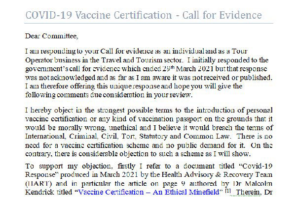 Scot Gov Consultation