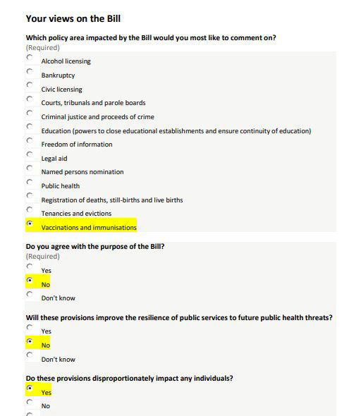 Consultation response 12th Feb 2022
