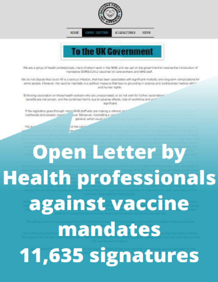 Open Letter to UK government